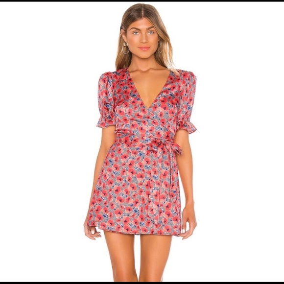 House of Harlow 1960 Aja floral mini dress